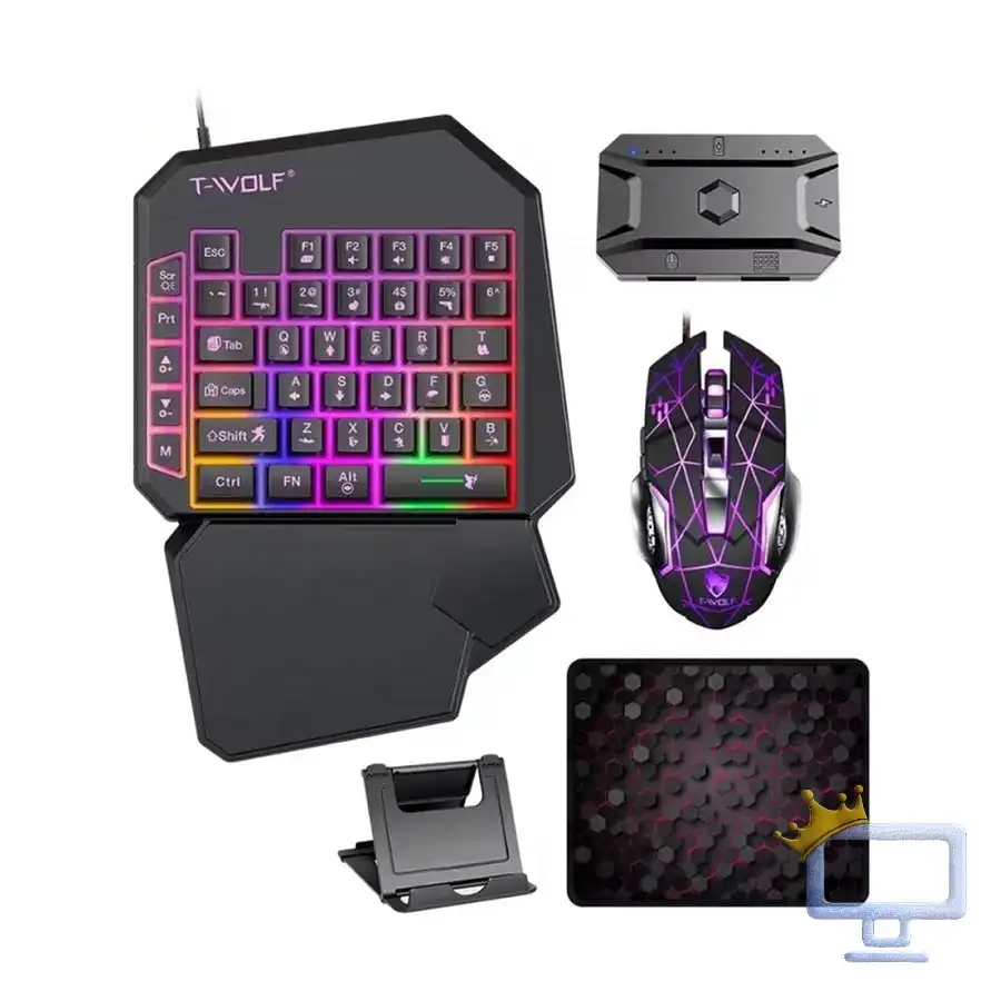 T-WOLF Gaming Combo 5 in 1 Wired Set (TF950)