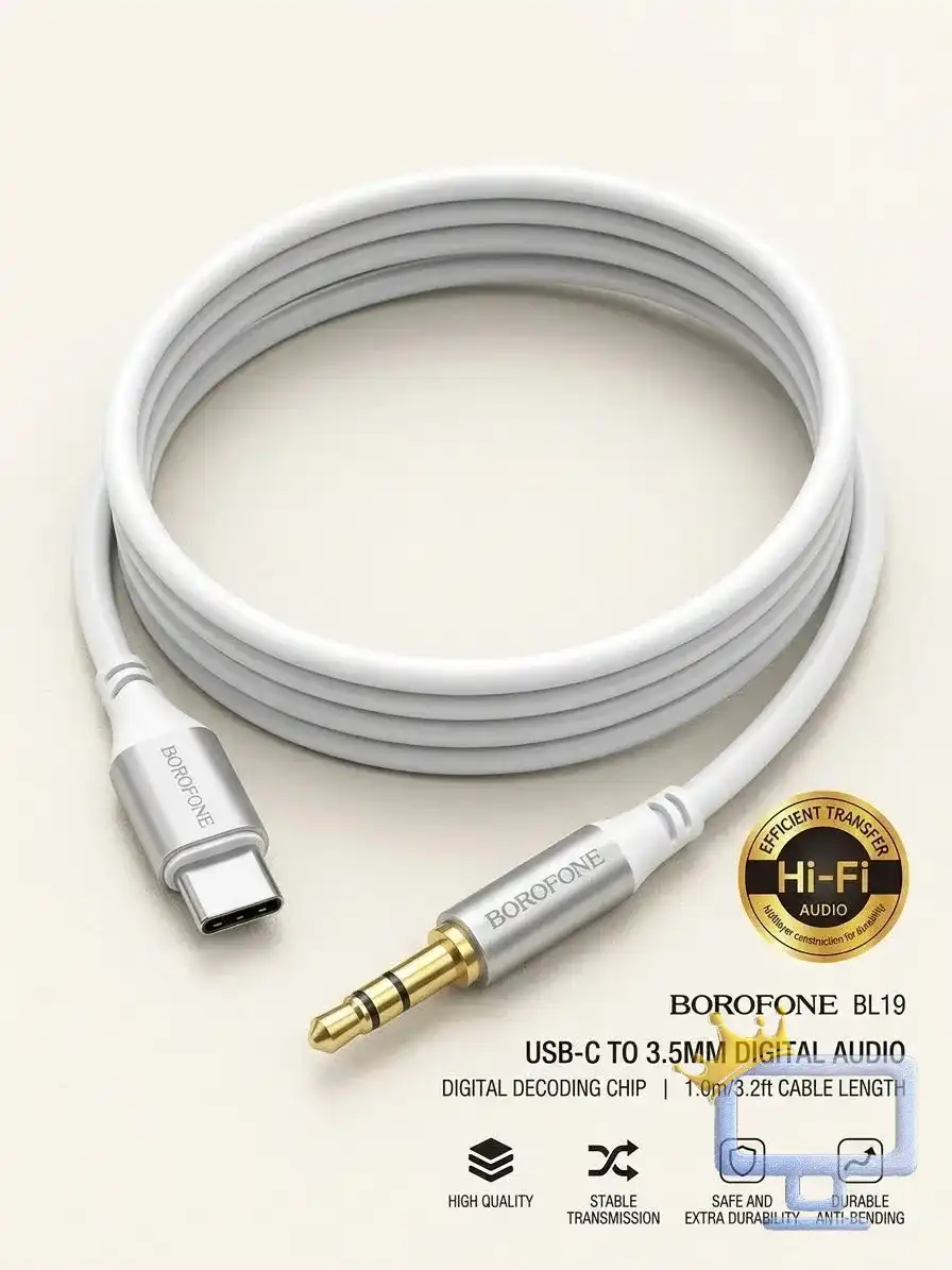 BOROFONE BL19 USB-C to 3.5mm Audio Cable