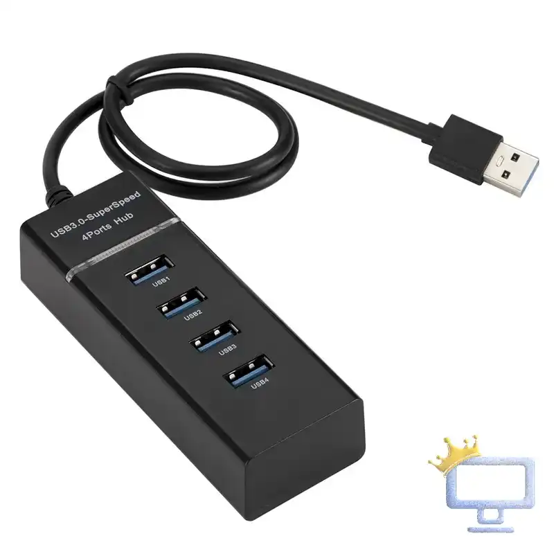 USB 3.0 Hub 4 Ports – 30cm Cable
